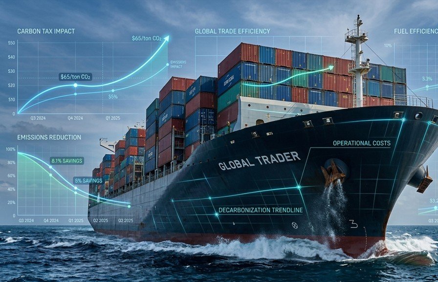 Carbon tax and FuelEU pooling system for dual-fuel ship retrofit