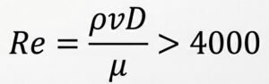 raynolds number for nitrogen system